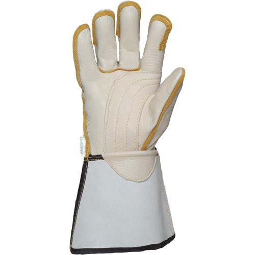 Linemans Glove, Small, Grain Cowhide Palm D. Morneault & Fils