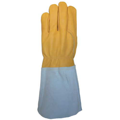 TIG Welding Gloves, Grain Cowhide, Size One Size D. Morneault & Fils