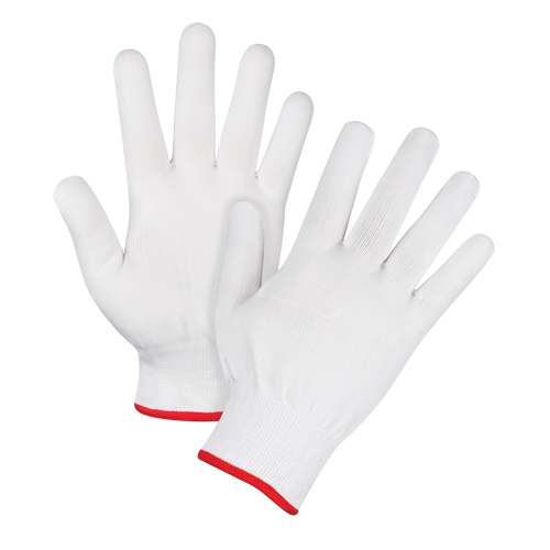 Seamless String Knit Gloves, Polyester, 15 Gauge, Ladies D. Morneault & Fils