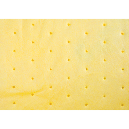 Tampons d'avertissement de premi&egrave;re qualit&eacute; - absorbants haute visibilit&eacute;, Universel, 15" x 18", 24,4 gal. d'absorption D. Morneault & Fils