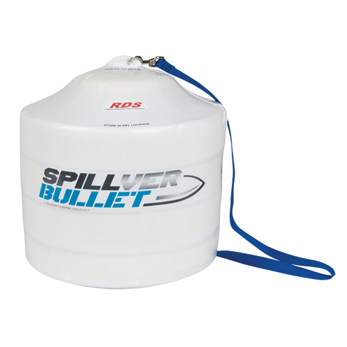 Spillver Bullet Hazmat Boom, Hazmat, 50' L x 5" W, 14 gal. Absorbancy D. Morneault & Fils