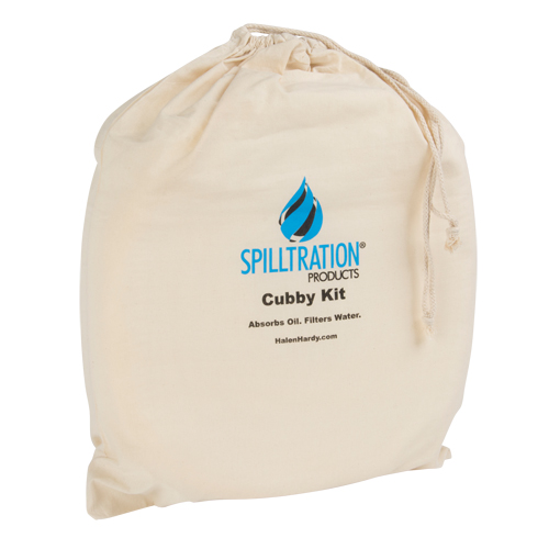 SpillBoa Cubby Kit, Oil Only, 25' L x 5" W, 7 gal. Absorbancy D. Morneault & Fils