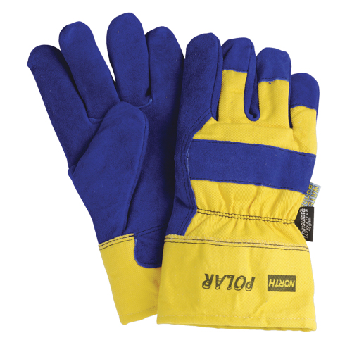 North Polar Insulated Gloves, Split Leather Palm, Size X-Large D. Morneault & Fils