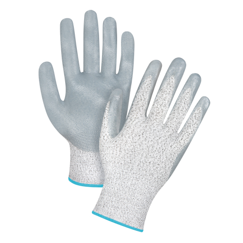 Gants haute performance r&eacute;sistants &agrave; la coupe, Taille T-Grand/10, Calibre 13, Rev&ecirc;tement Nitrile, Enveloppe en PEHP, ANSI/ISEA 105 niveau 4/EN 388 niveau 5 D. Morneault & Fils