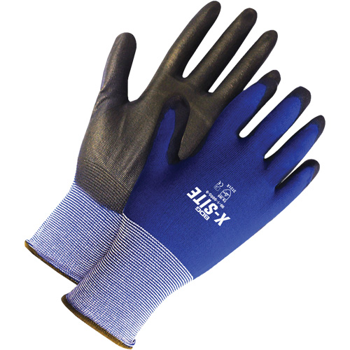 Coated Synthetic Gloves, 7, Polyurethane Coating, 13 Gauge, Nylon Shell D. Morneault & Fils