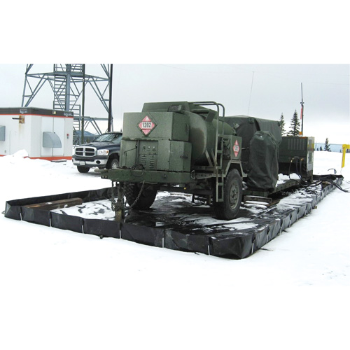 Barres L-Rod Insta-Berm, Capacit&eacute; 748 gal. US, 10' la x 10' lo x 12" h, Support en L D. Morneault & Fils