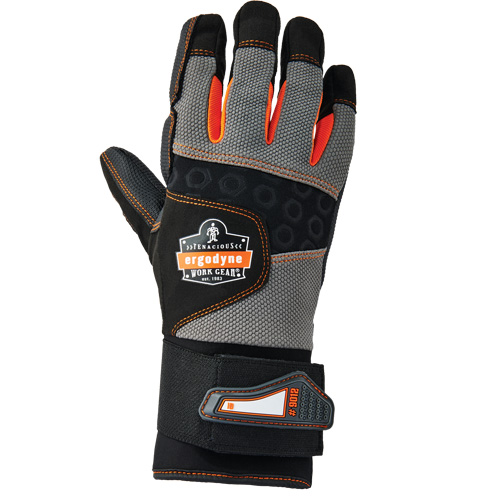 Gants antivibration Proflex 9012 avec support du poignet, Taille Petit, Paume Synth&eacute;tique D. Morneault & Fils