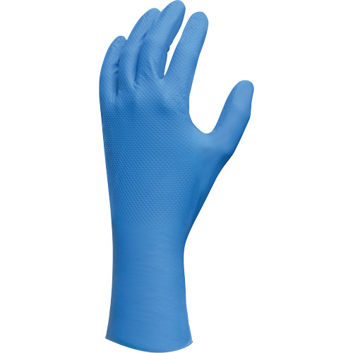 Gants l&eacute;gers, 7/Petit, Nitrile, 9 mils, Sans poudre, Bleu D. Morneault & Fils