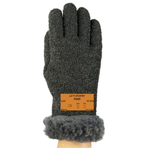 ActivArmr&reg; 97-674 Extreme Cold Gloves, 12/3X-Large, PVC Coating, Cotton Shell D. Morneault & Fils