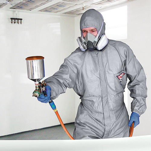 ProPlus Gard Protective Coveralls, Nylon, Large, Grey D. Morneault & Fils