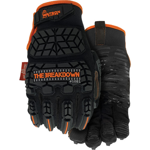 1051 The Breakdown Gloves, Size Small, PVC Coated, Cutshield Shell, ASTM ANSI Level A5/EN 388 Level E D. Morneault & Fils