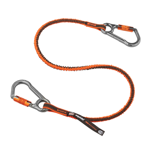 Longe porte-outils verrouillable Squids 3118F(x), Tendeur, Mousqueton double D. Morneault & Fils