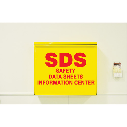Safety Data Sheet Storage Cabinet, English, Binders Included D. Morneault & Fils