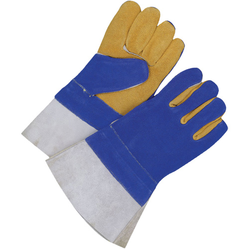 Welding Gloves, Split Cowhide, Size One Size D. Morneault & Fils