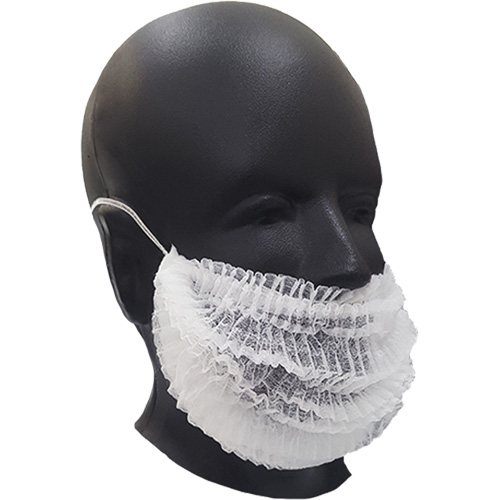 Beard Covers, Polypropylene, White D. Morneault & Fils