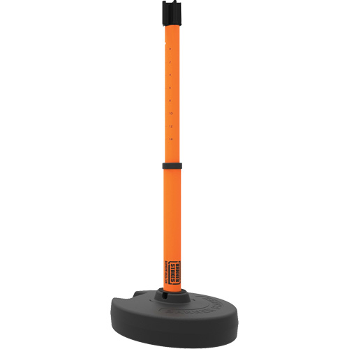 PLUS Barrier Post Set Receiver, 42" High, Orange D. Morneault & Fils