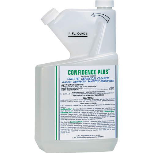 Confidence Plus Germicidal Respirator Cleaner, Liquid D. Morneault & Fils