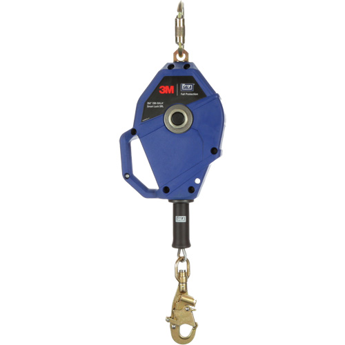 Smart Lock Self-Retracting Lifeline, 20', Galvanized Steel, Swivel D. Morneault & Fils
