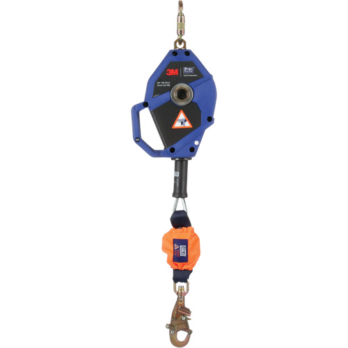 Smart Lock Self-Retracting Lifeline, 20', Galvanized Steel, Swivel D. Morneault & Fils