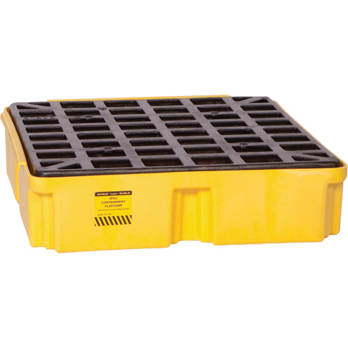 Modular Spill Platform, 15 US gal. Spill Capacity, 26" x 26.25" x 6.5" D. Morneault & Fils