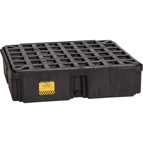 Modular Spill Platform, 15 US gal. Spill Capacity, 26" x 26.25" x 6.5" D. Morneault & Fils