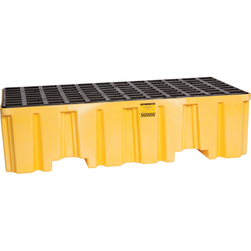 Spill Containment Pallet, 66 US gal. Spill Capacity, 26.25" x 51" x 13.75" D. Morneault & Fils