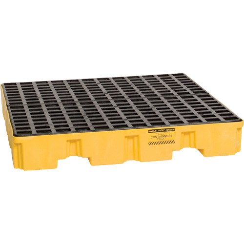 Spill Containment Pallet, 66 US gal. Spill Capacity, 51.5" x 51.5" x 8" D. Morneault & Fils