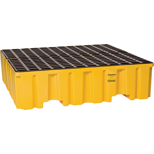 Spill Containment Pallet, 132 US gal. Spill Capacity, 51" x 52.5" x 13.75" D. Morneault & Fils