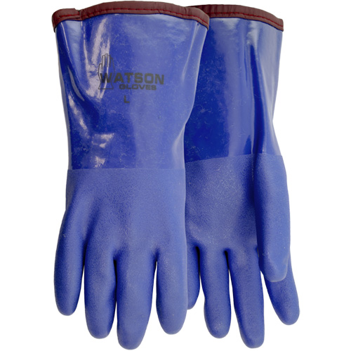 Gants r&eacute;sistant au givre, Taille T-Grand, 12" lo, PVC, Doublure en Acrylique/Molleton, Gant de calibre hiver D. Morneault & Fils