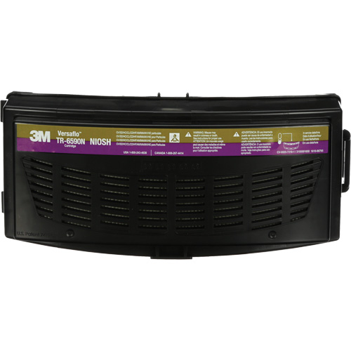 Versaflo Multi-Gas/HE Cartridge, Ammonia/Chlorine Dioxide/Chlorine Gas/Hydrogen Chloride/Hydrogen Fluoride/Mercury/Methylamine/Organic Vapour/Particulates/SO2 Sulfur Dioxide, Pack of 1 D. Morneault & Fils