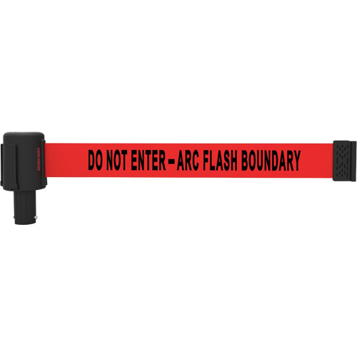PLUS Banner Cassette, Do Not Enter - Arc Flash Boundary, 15', Red Tape D. Morneault & Fils