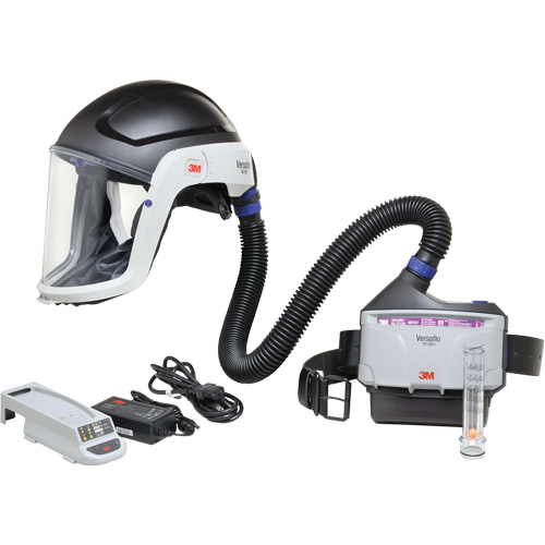 Versaflo Heavy Industry PAPR Kit, Headcover & Faceshield, Lithium-Ion Battery D. Morneault & Fils