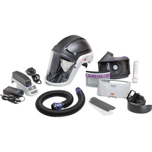 Versaflo Heavy Industry PAPR Kit, Headcover & Faceshield, Lithium-Ion Battery D. Morneault & Fils