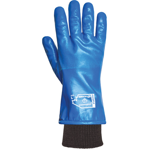 North Sea Winter Coated Gloves, Small, Nitrile Coating, Acrylic Shell D. Morneault & Fils