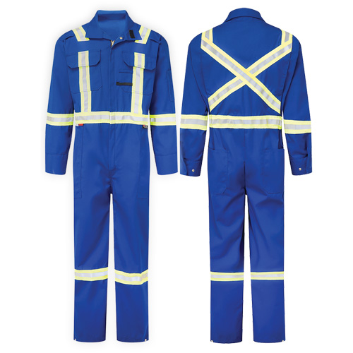 Nomex&reg;Essential 6 oz. Deluxe Coveralls, Size 38 (Tall), Royal Blue D. Morneault & Fils