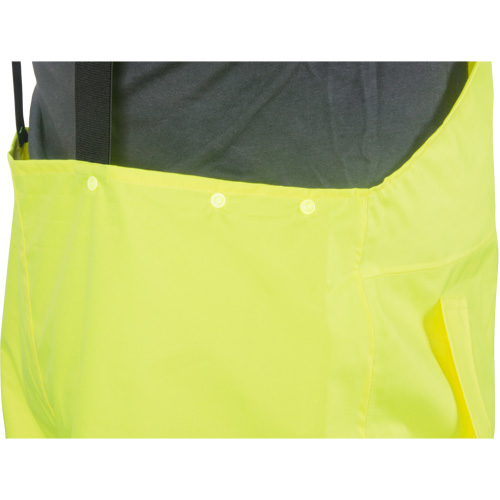 Salopette imperm&eacute;able RZ1000, Polyester, Petit, Jaune lime haute visibilit&eacute; D. Morneault & Fils