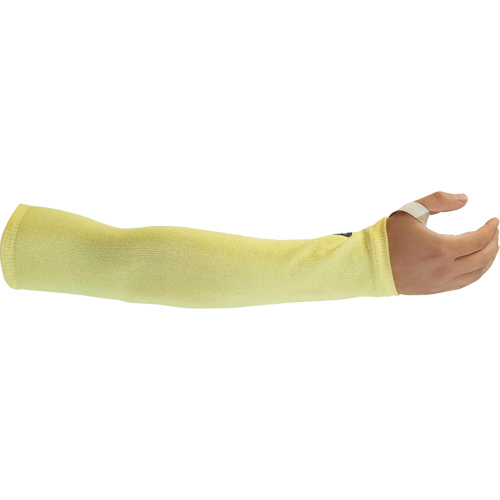 Manches r&eacute;sistant &agrave; la coupure, Kevlar, 14", ASTM ANSI niveau A4, Jaune D. Morneault & Fils
