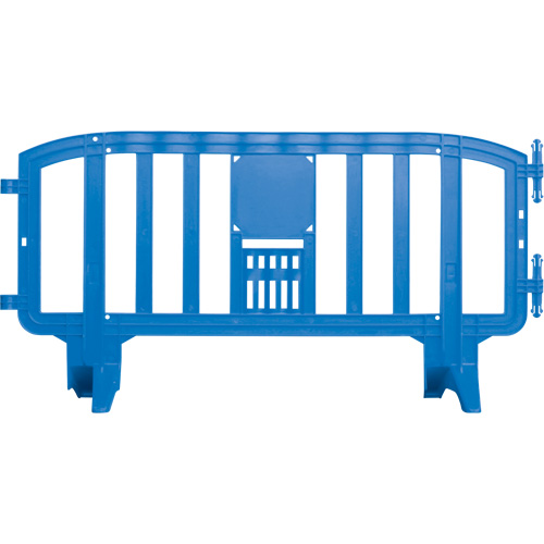 Movit Barricade, Interlocking, 78" L x 39" H, Blue D. Morneault & Fils