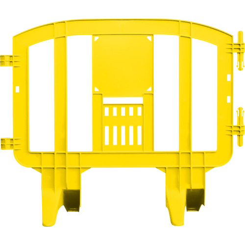 Barricade Minit, Emboîtables, 49" lo x 39" h, Jaune D. Morneault & Fils
