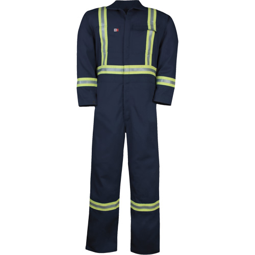 Combinaison non doubl&eacute;e Westex UltraSoft, Taille Grand (grande taille), Bleu marine, 12,4 cal/cm2 D. Morneault & Fils