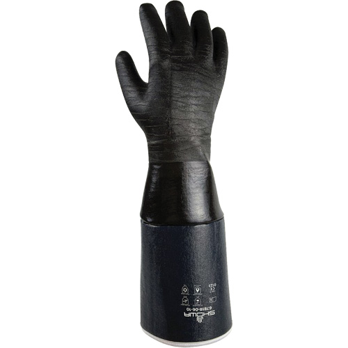 Gants r&eacute;sistants &agrave; la chaleur 6781R-06-10, Coton/N&eacute;opr&egrave;ne, 10/Grand, Prot&egrave;ge jusqu'&agrave; 500° F (260° C) D. Morneault & Fils