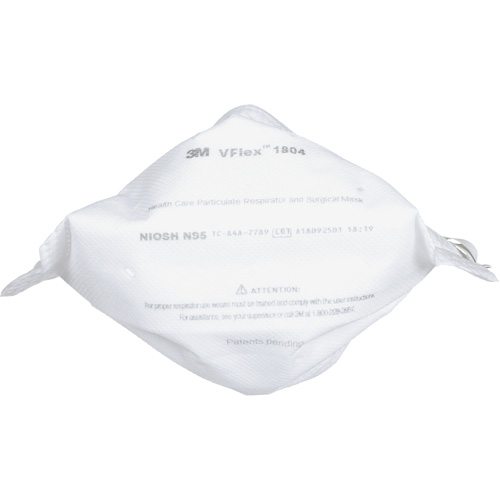 VFlex Healthcare Particulate Respirator and Surgical Mask, N95, NIOSH Certified D. Morneault & Fils