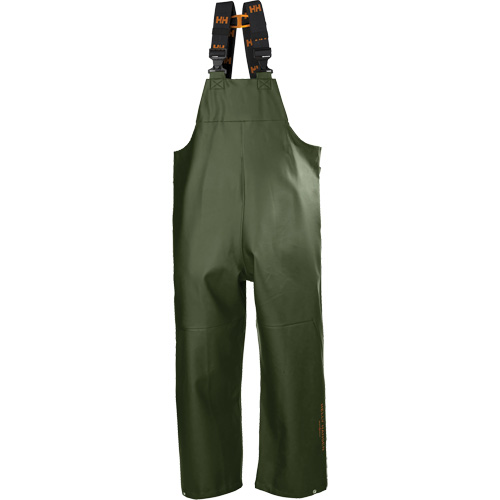 Gale Rain Bib Pants, Large, Polyester, Green D. Morneault & Fils
