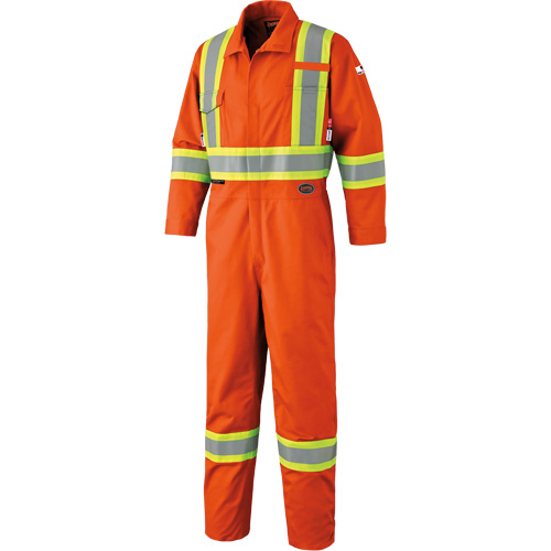 7705 FR-Tech&reg; High Visibility Coveralls, Size 36, Orange D. Morneault & Fils