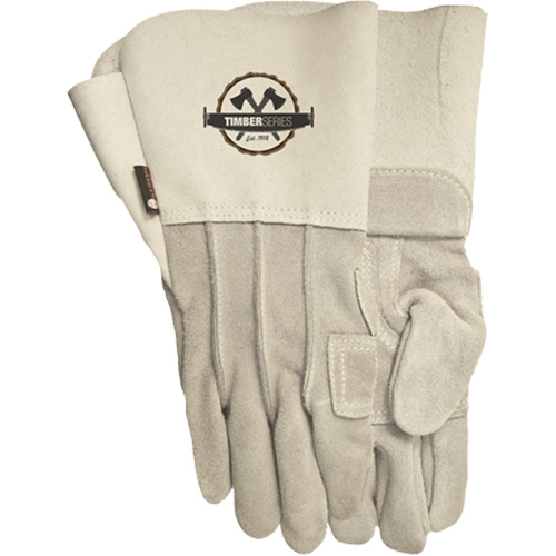 109G Timber Beast Welding Gloves, Split Cowhide, Size 8 D. Morneault & Fils