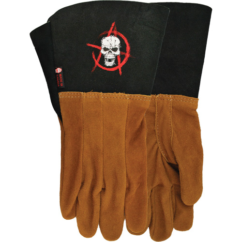 263AW What The Buck Welding Gloves, Split Deerskin, Size 7 D. Morneault & Fils
