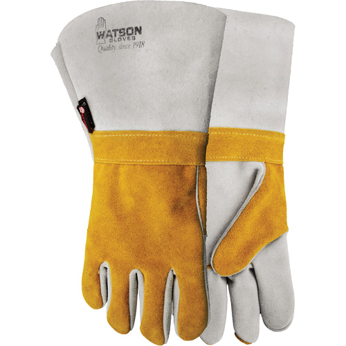 1034 Wopper Welding Gloves, Split Cowhide, Size 10 D. Morneault & Fils