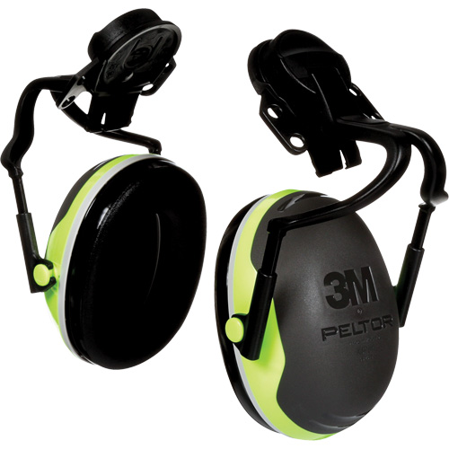 Peltor X Series X4 Earmuffs, Cap Mount, 26 NRR dB D. Morneault & Fils
