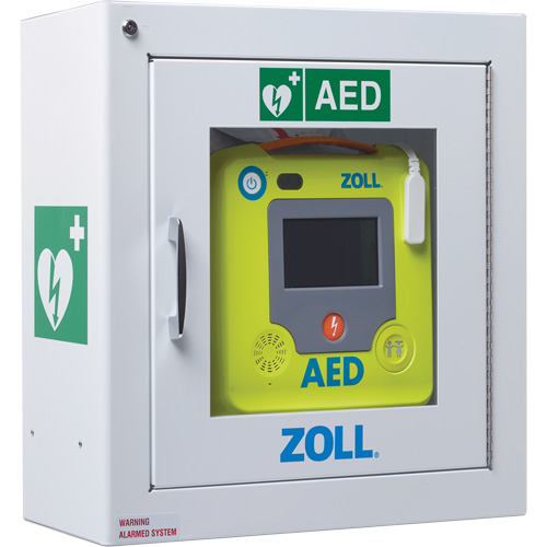 Standard Surface-Mounted AED Wall Cabinet, Zoll AED 3 For, Non-Medical D. Morneault & Fils