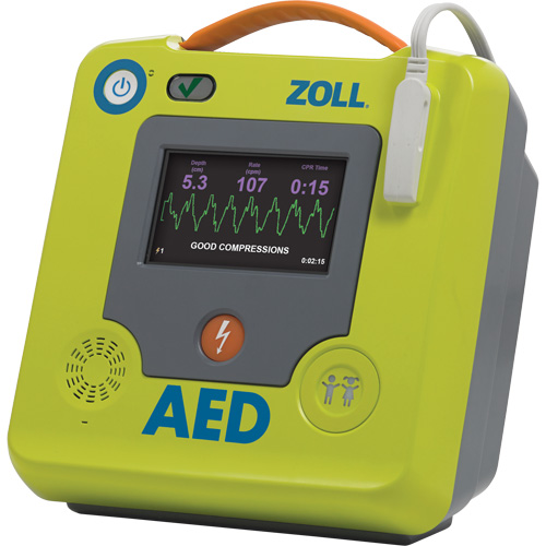 D&eacute;fibrillateur AED 3 BLS pour secouristes professionnels, Semi-automatique, Français, Classe 4 D. Morneault & Fils